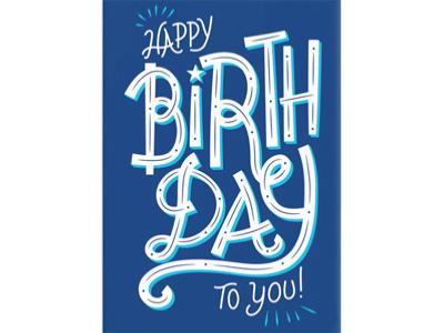 Endless Birthday Card - No Glitter